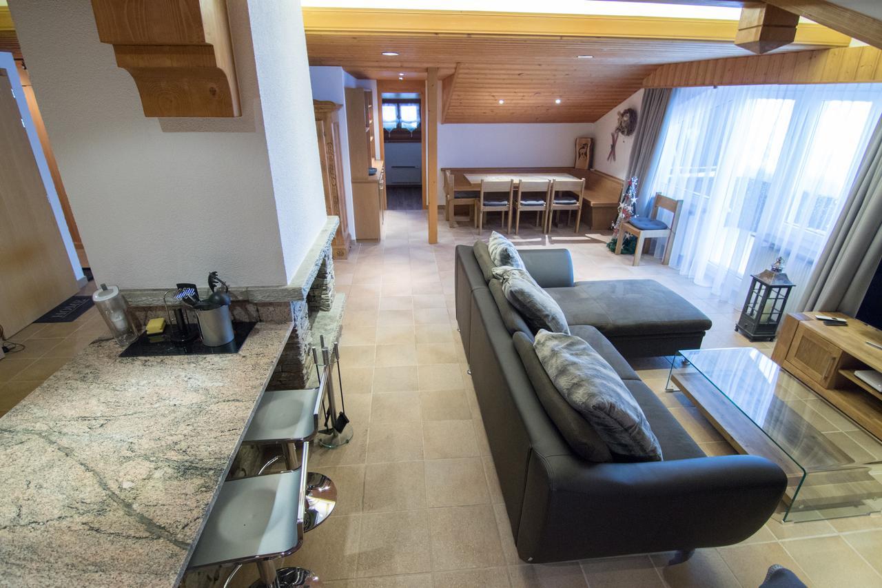 Sonnhuesli Dachwohnung Saas-Fee Esterno foto