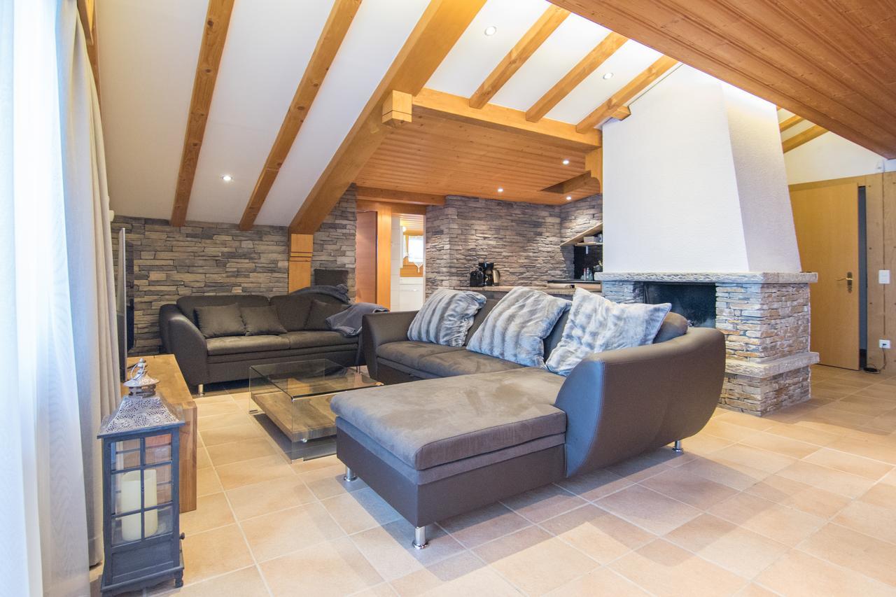 Sonnhuesli Dachwohnung Saas-Fee Esterno foto